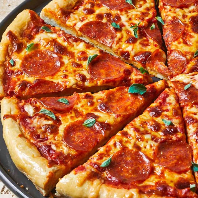Classic Pepperoni Pizza 12”.